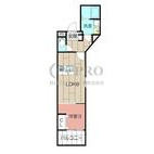 ヴィアンジュ中原東の間取り画像