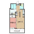 ニューリバー戸畑の間取り画像