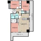 THE SQUARE・Platinum Residenceの間取り画像